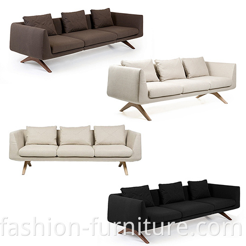 hepburn fixed 3-seater sofa